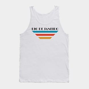 Rio de Janeiro, retro artwork Tank Top